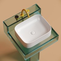 Накладная раковина Ceramicanova Element CN6052MW белая матовая