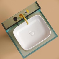 Накладная раковина Ceramicanova Element CN6052MW белая матовая