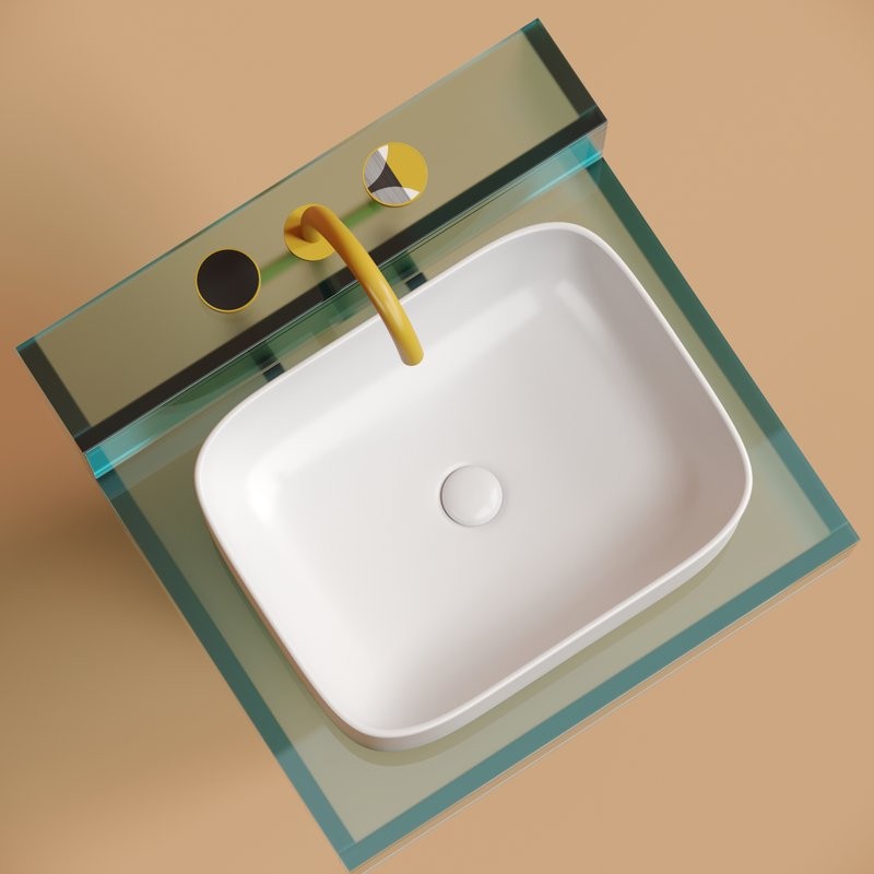 Накладная раковина Ceramicanova Element CN6052MW белая матовая
