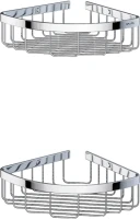 Полка AM.PM Sense L A7452200 угловая, хром, 2 шт. Полка AM.PM Sense L A7452200 угловая, хром, 2 шт.