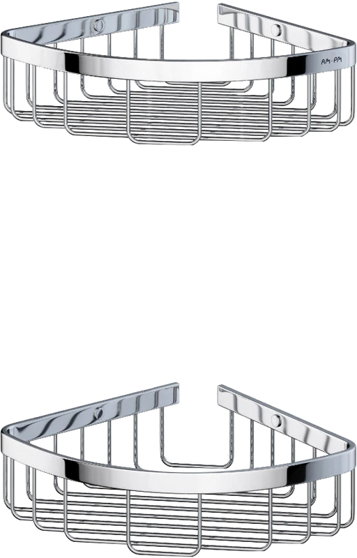 Полка AM.PM Sense L A7452200 угловая, хром, 2 шт.