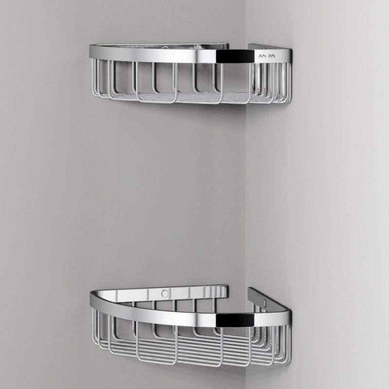 Полка AM.PM Sense L A7452200 угловая, хром, 2 шт.