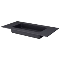 Мебель для ванной комнаты Armadi Art Quatro 1 100 anthracite, с раковиной anthracite