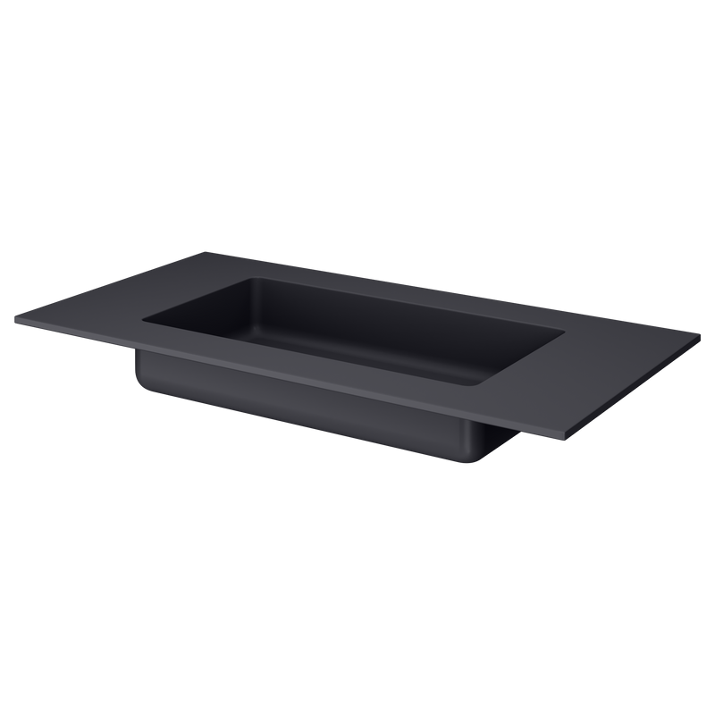 Мебель для ванной комнаты Armadi Art Quatro 1 100 anthracite, с раковиной anthracite