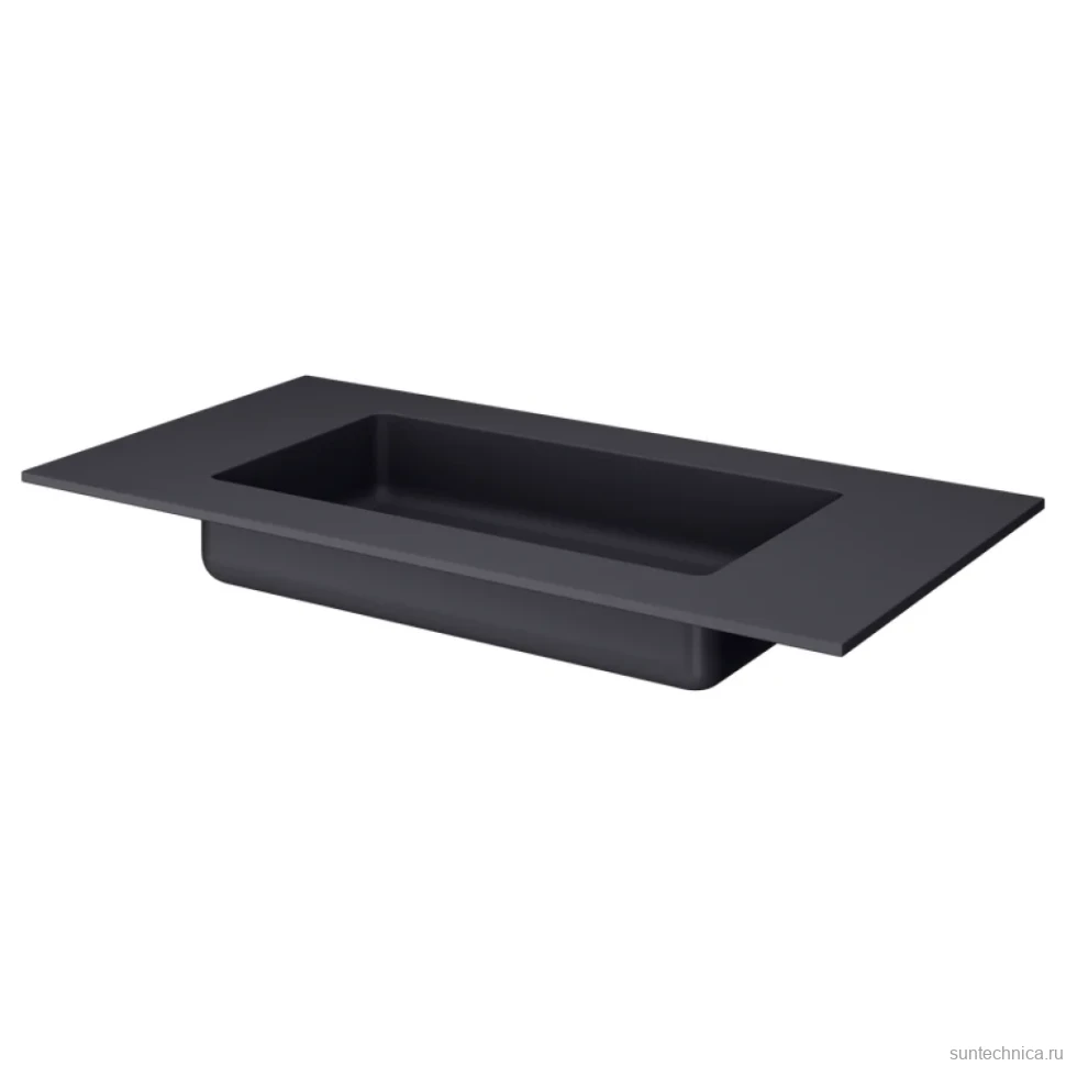 Мебель для ванной комнаты Armadi Art Quatro 1 100 anthracite, с раковиной anthracite
