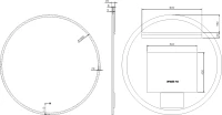 Мебель для ванной комнаты Armadi Art Quatro 1 100 anthracite, с раковиной anthracite