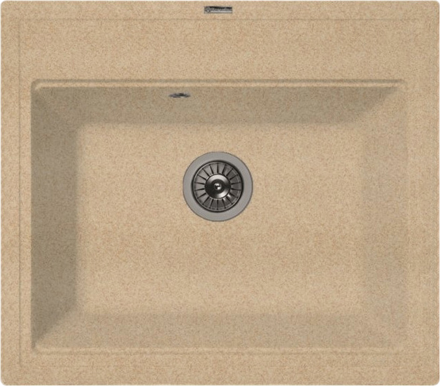 Комплект Мойка Florentina Липси 600 песочный + Измельчитель KUCHENSTERN Muhle