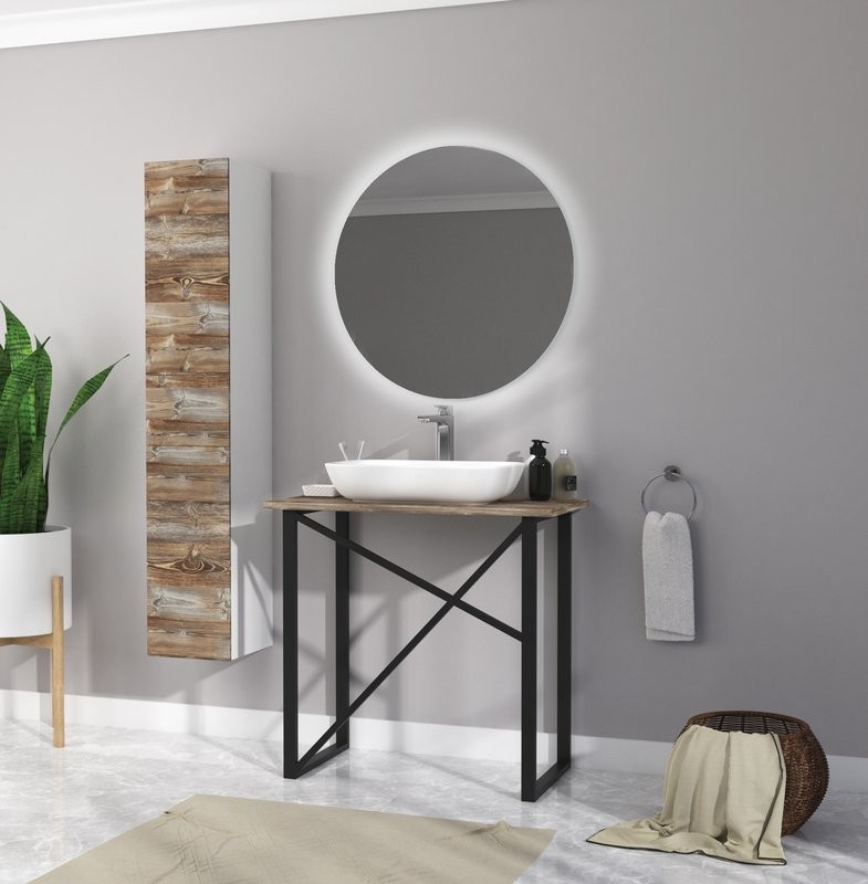 Зеркало круглое Marka One Aurora 80