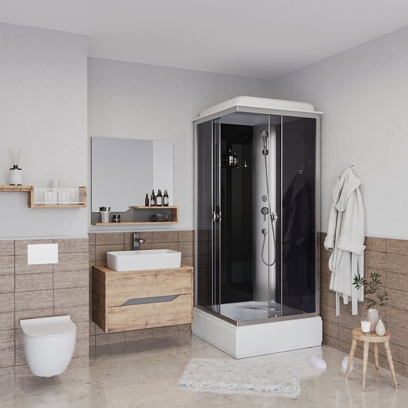 Душевая кабина Niagara Eco E90/26Q/TN 90х90 см