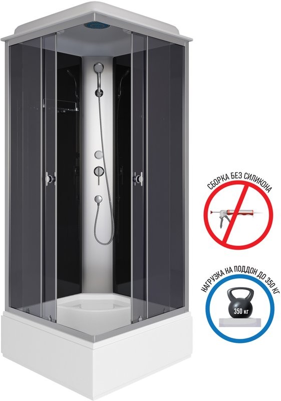 Душевая кабина Niagara Eco E90/26Q/TN 90х90 см