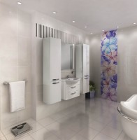 Мебель для ванной комнаты AQUATON Ария М 65 белая