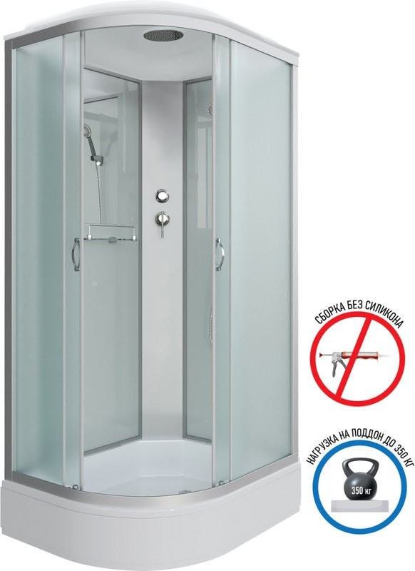 Душевая кабина Niagara Classic NG-33084-14R 100х80 см
