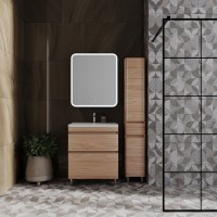 Мебель для ванной комнаты Style Line Атлантика 70 Люкс Plus, напольная, ясень перламутр