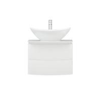 Тумба с раковиной Corozo Вико 60 Z2 подвесная, белая