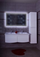 Мебель для ванной комнаты Бриклаер Вега 125 белая