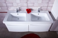 Мебель для ванной комнаты Бриклаер Вега 125 белая