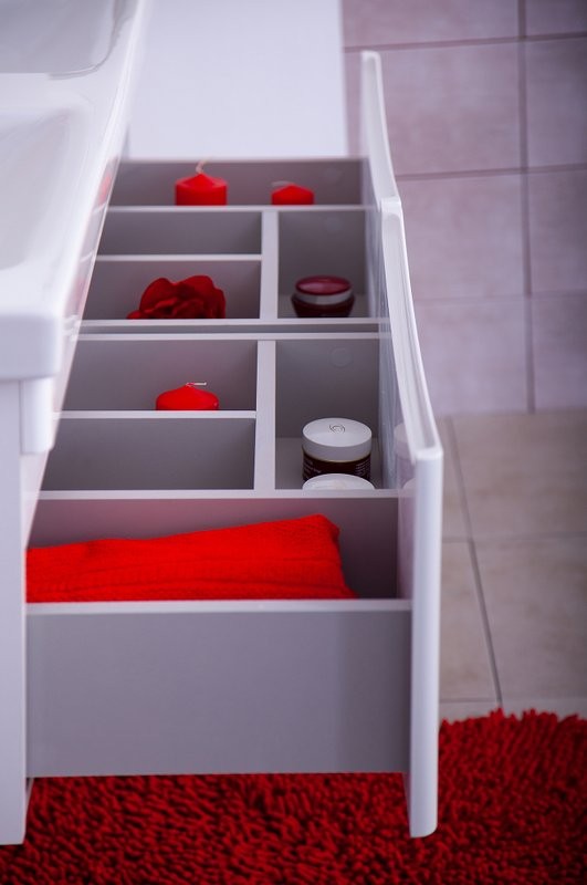 Мебель для ванной комнаты Бриклаер Вега 125 белая