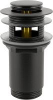 Комплект Раковина маленькая Lavinia Boho One 33310001R + Донный клапан Wellsee Drainage System 182130000 матовый черный + Сифон 182105000 матовый черный