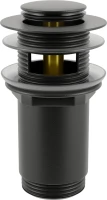 Комплект Раковина маленькая Lavinia Boho One 33310001R + Донный клапан Wellsee Drainage System 182130000 матовый черный + Сифон 182105000 матовый черный