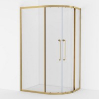 Душевой уголок Cezares Relax RELAX-304-RH-2-120/90-C-BORO 120x90, профиль брашированное золото