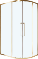 Душевой уголок Cezares Relax RELAX-304-RH-2-120/90-C-BORO 120x90, профиль брашированное золото