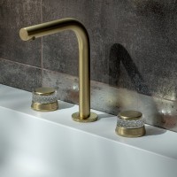 Смеситель для раковины Boheme Aura 152-MG-A матовое золото Смеситель для раковины Boheme Aura 152-MG-A матовое золото