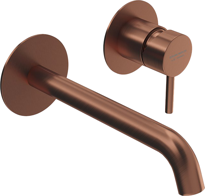 Смеситель для раковины KERAMA MARAZZI Eterna 69628EXKM.59.067 С ВНУТРЕННЕЙ ЧАСТЬЮ брашированная медь