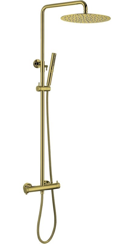 Душевая стойка Allen Brau Fantasy 5.11001-GB брашированное золото