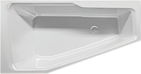 Акриловая ванна Riho Rething Space R 170x90 см, угловая, правая, встраиваемая, цвет европейский белый, пятиугольная, на ножках, со сливом-переливом