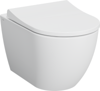 Комплект Унитаз подвесной VitrA Mia Round SmoothFlush 7510B003-0075 безободковый + Крышка 801-003-019 с микролифтом + Инсталляция Grohe Rapid SL 38772001 3 в 1 с кнопкой смыва