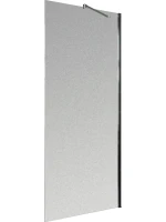 Душевая перегородка Maybahglass MGD-6805ш 109 см, профиль хром матовый, стекло сатин