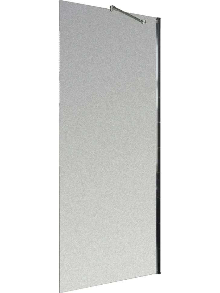 Душевая перегородка Maybahglass MGD-6805ш 109 см, профиль хром матовый, стекло сатин