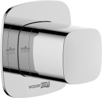 Душевой комплект Wasserkraft Naab A8651.312.090.118.326.087.103 С ВНУТРЕННЕЙ ЧАСТЬЮ, хром