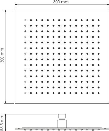 Душевой комплект Wasserkraft Naab A8651.312.090.118.326.087.103 С ВНУТРЕННЕЙ ЧАСТЬЮ, хром
