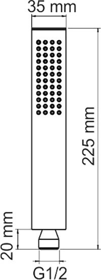 Душевой комплект Wasserkraft Naab A8651.312.090.118.326.087.103 С ВНУТРЕННЕЙ ЧАСТЬЮ, хром