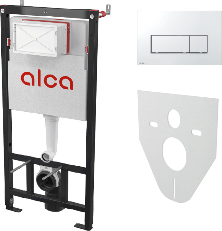 Комплект Унитаз подвесной Roca Gap + Крышка 801472001 с микролифтом + Инсталляция AlcaPlast AM101/1120-4:1 RU M571-0001 кнопка смыва хром