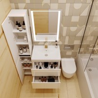 Зеркало Style Line Прованс 70 с подсветкой
