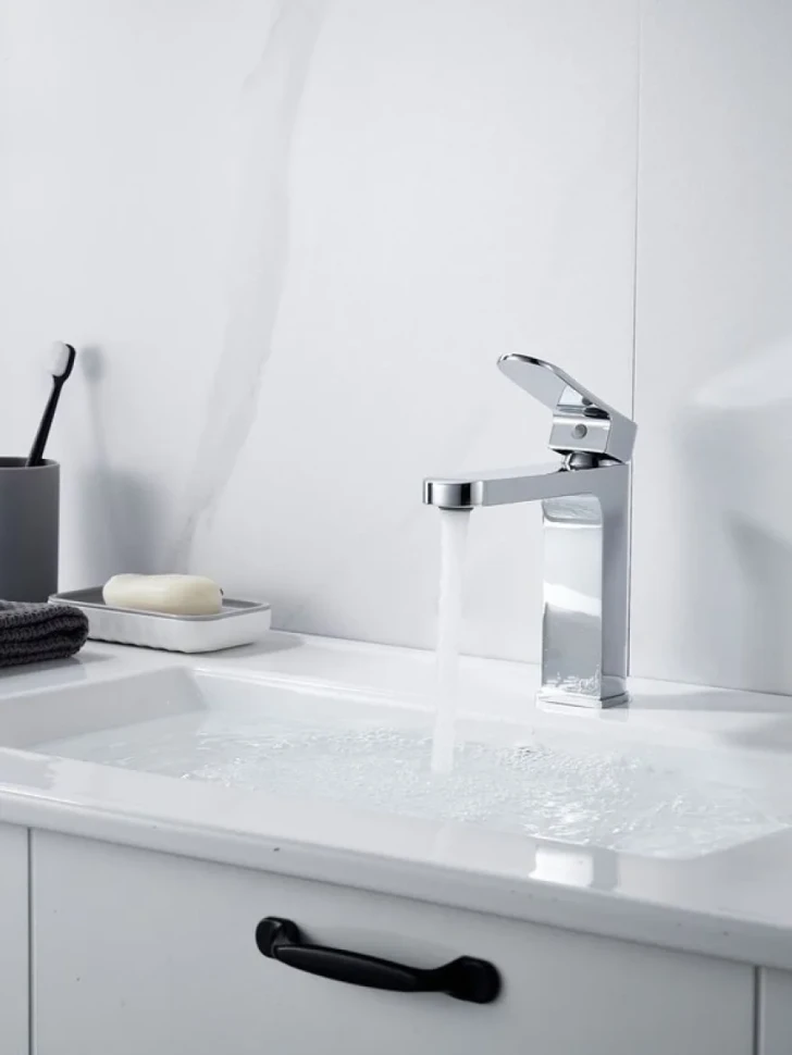 Смеситель для раковины Shevanik S4501, хром