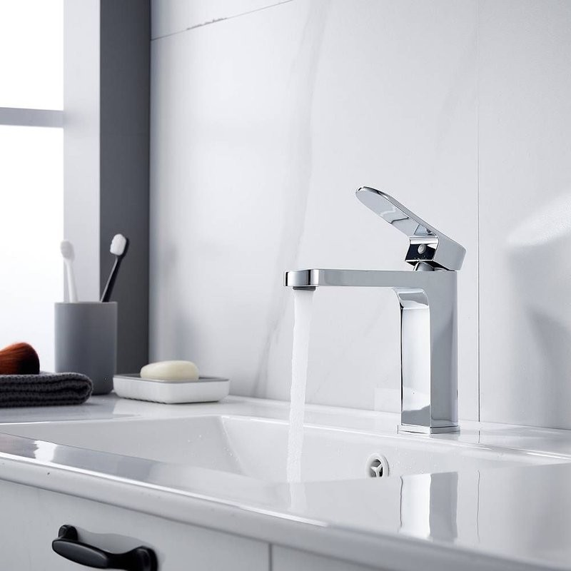 Смеситель для раковины Shevanik S4501, хром