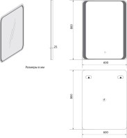 Мебель для ванной комнаты Art&Max Family-M 58 подвесная, bourbon oak
