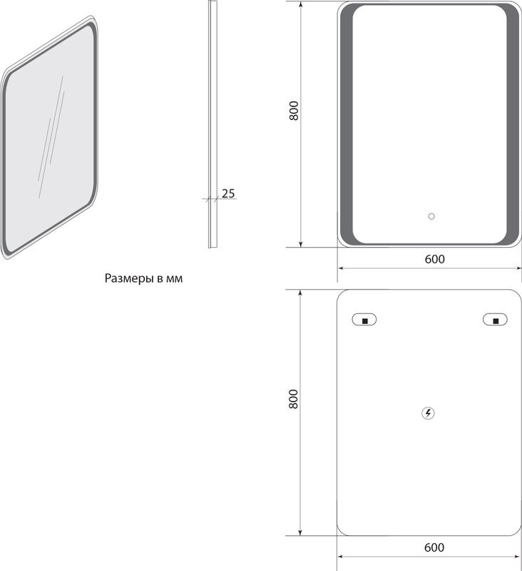 Мебель для ванной комнаты Art&Max Family-M 58 подвесная, bourbon oak