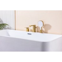 Смеситель на борт ванны Raglo R02.31.03, золотой сатин Смеситель на борт ванны Raglo R02.31.03, золотой сатин