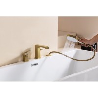 Смеситель на борт ванны Raglo R02.31.03, золотой сатин Смеситель на борт ванны Raglo R02.31.03, золотой сатин