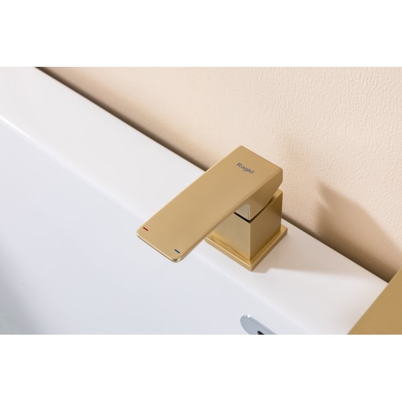 Смеситель на борт ванны Raglo R02.31.03, золотой сатин