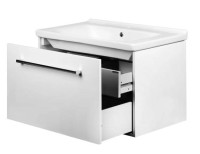 Тумба с раковиной AQUATON Мерида 80 new белый глянец Тумба с раковиной AQUATON Мерида 80 new белый глянец