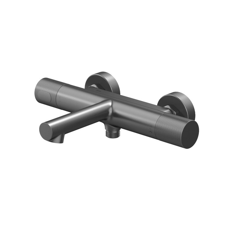 Термостатический смеситель IDDIS Duna DUNGM02i74WA графит матовый