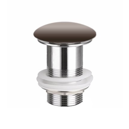 Донный клапан для раковины Ceramicanova CN2000MDB без перелива, матовый темно-коричневый