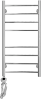 Полотенцесушитель электрический Domoterm Медея П8 40x80 EL, хром, L