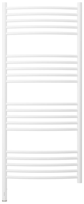 Полотенцесушитель электрический Сунержа Богема 3.1 30-6002-1250 130x55 см, подключение слева, матовый белый, лесенка