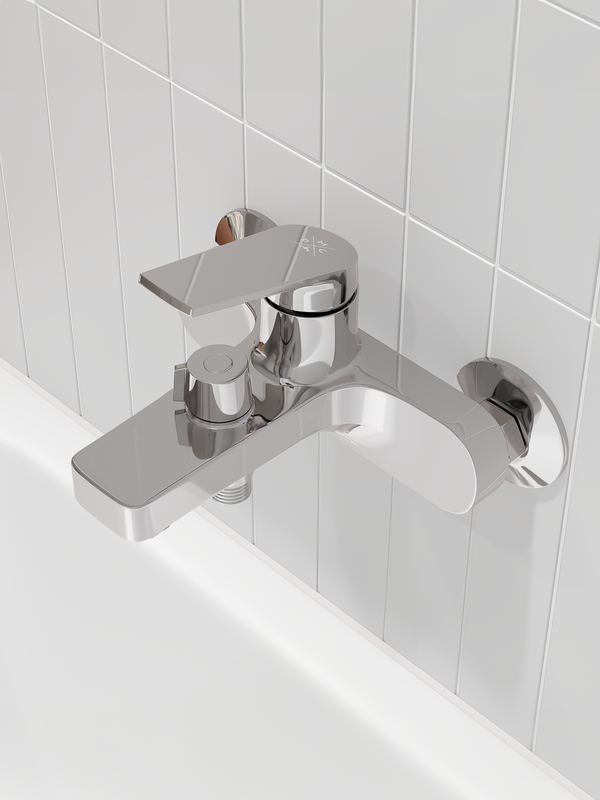 Смеситель для ванны с душем РМС PL7 PL7СН-009E хром